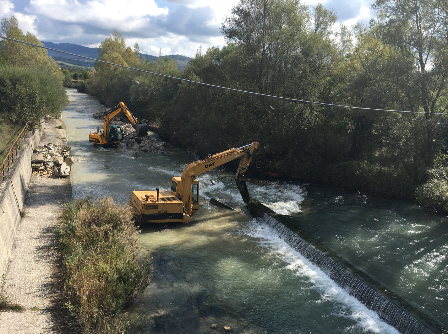 18-19 novembre 2016, visita tecnica sugli interventi di riqualificazione del fiume Sangro, Scontrone (AQ)